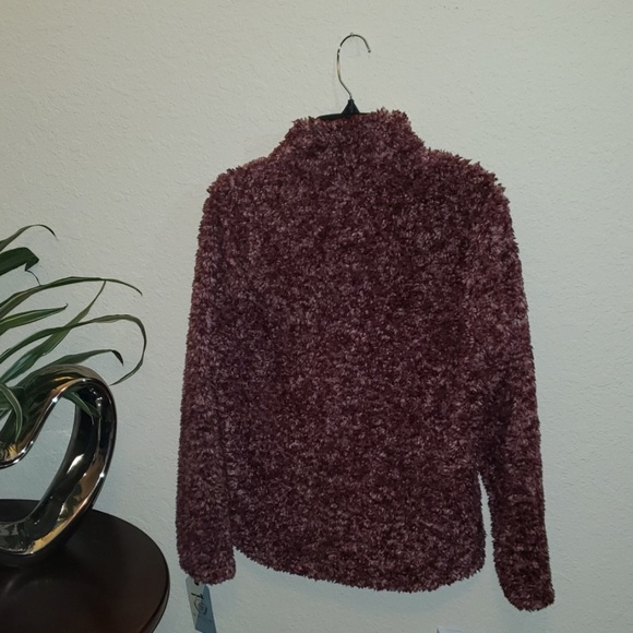 Class/Club burgundy quarter zip pullover - Picture 2 of 6